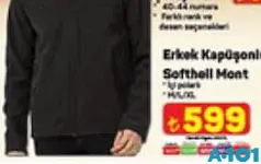 ERKEK KAPÜŞONLU SOFTHELL MONT ERKEK KAPÜŞONLU SOFTHELL MONT